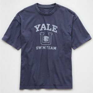 American Eagle Yale University Swim Team Boxy T-Shirt